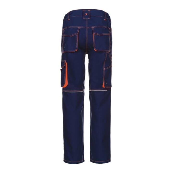 Planam Bundhose Basalt Neon marine/orange 44