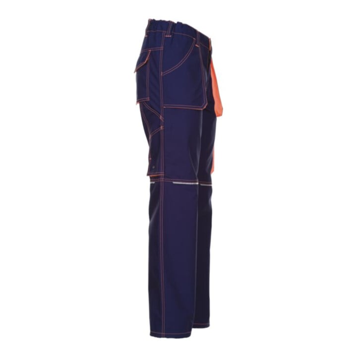 Planam Bundhose Basalt Neon marine/orange 44