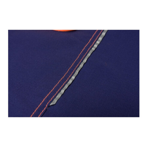 Planam Bundhose Basalt Neon marine/orange
