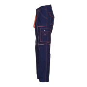 Planam Bundhose Basalt Neon marine/orange-5
