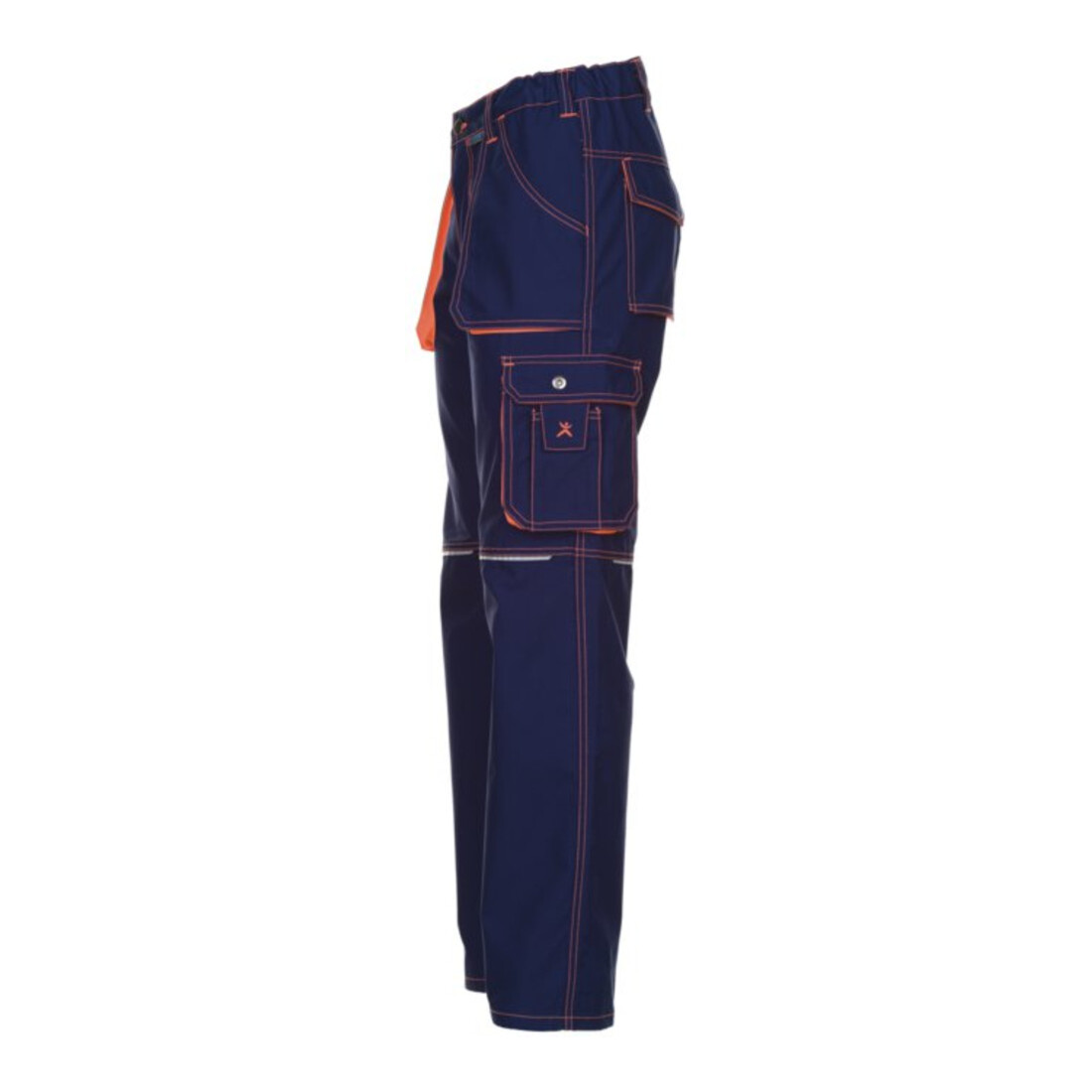 Planam Bundhose Basalt Neon marine/orange