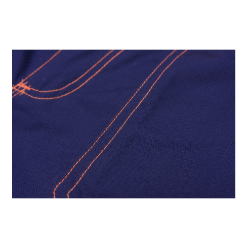 Planam Bundhose Basalt Neon marine/orange