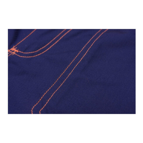 Planam Bundhose Basalt Neon marine/orange