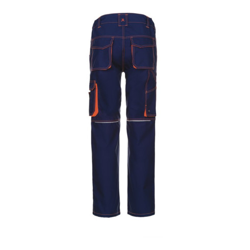 Planam Bundhose Basalt Neon marine/orange