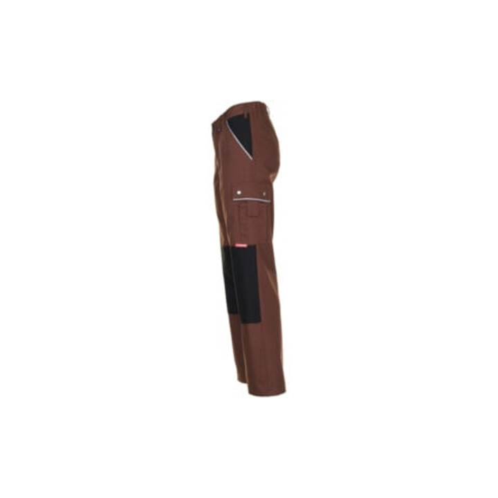 Planam Bundhose Canvas 320 braun/schwarz 48