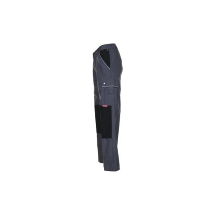 Planam Bundhose Canvas 320 grau/schwarz 48