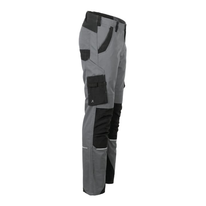 Planam Bundhose Norit Herren schiefer/schwarz 56