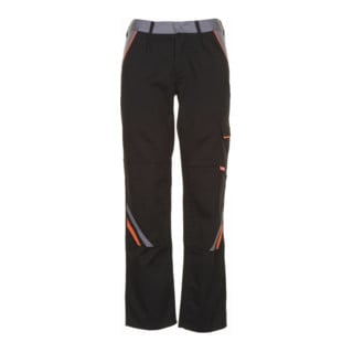 Planam Bundhose Visline schwarz/orange/zink