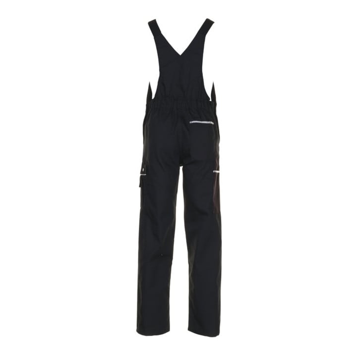 Planam Dungarees Canvas 320 noir/noir 48