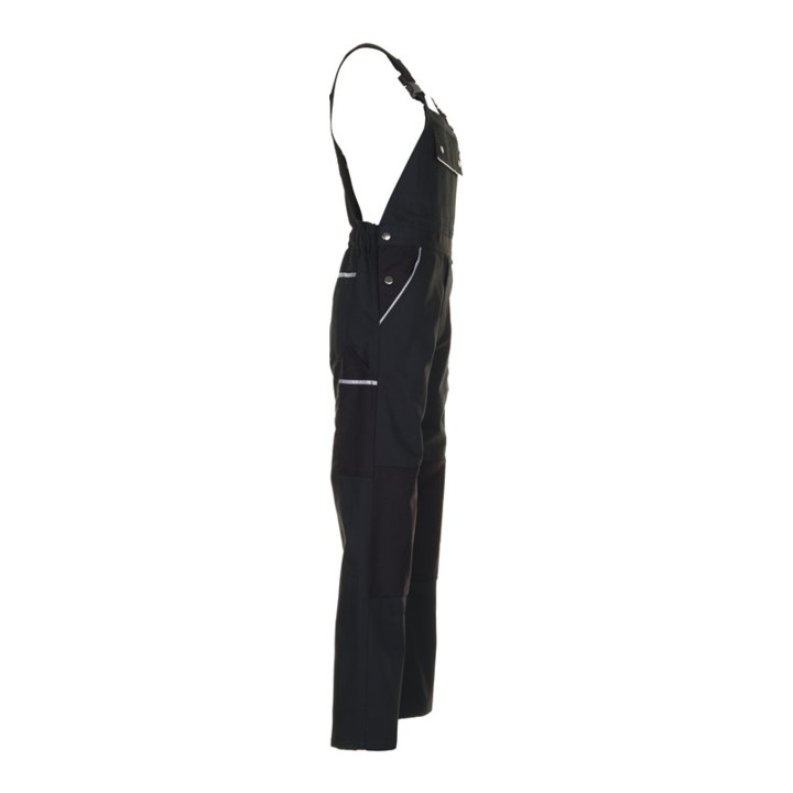 Planam Dungarees Canvas 320 noir/noir 48
