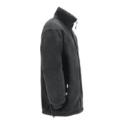 Planam Stream Fleece Jacke Winter schwarz/anthrazit-5