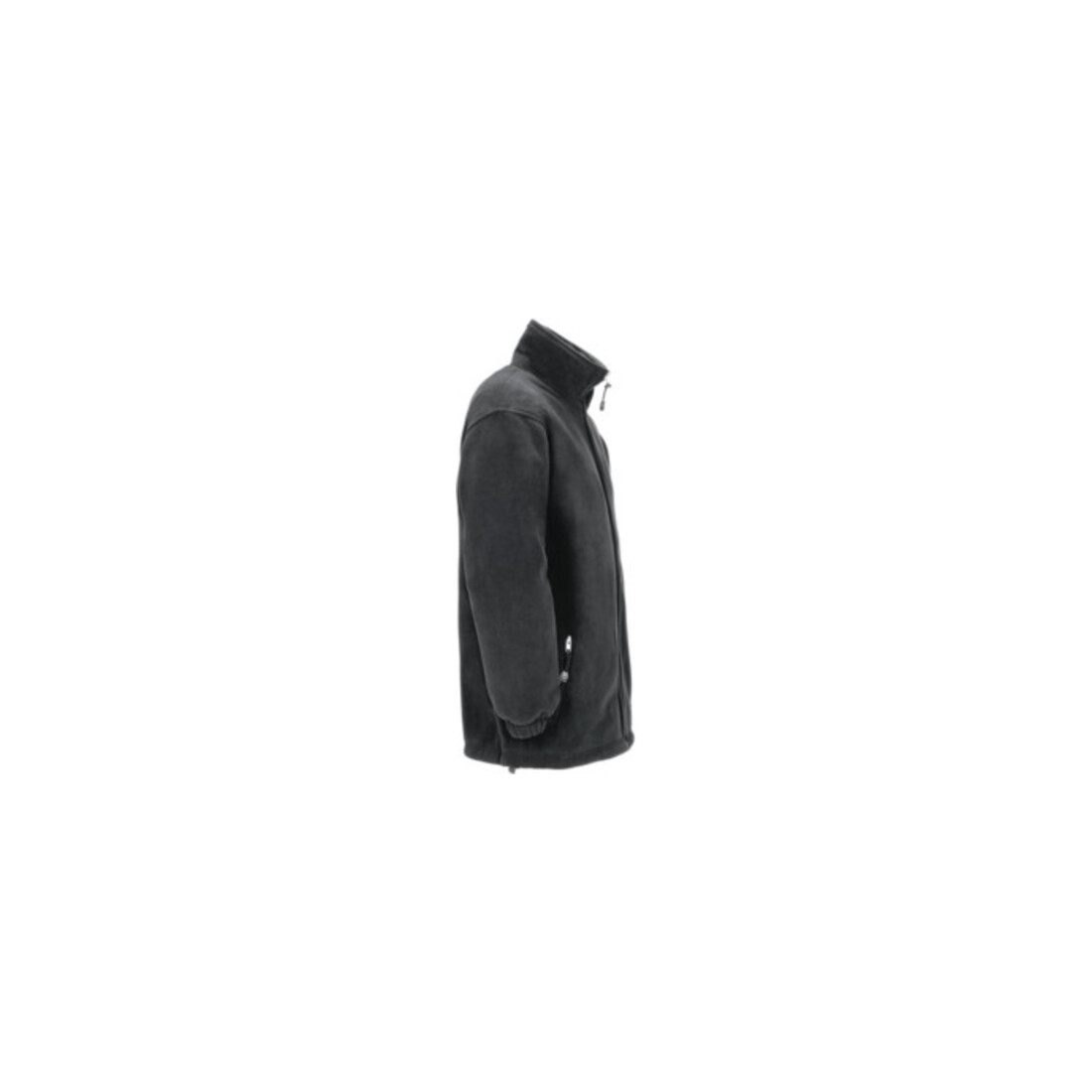 Planam Stream Fleece Jacke Winter schwarz/anthrazit
