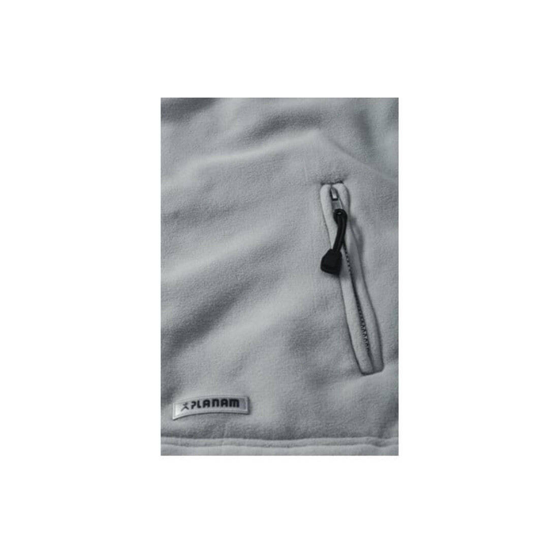 Planam Stream Fleece Jacke Winter schwarz/anthrazit