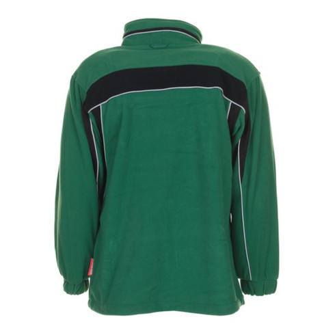 Planam Fleecejacke Plaline grün/schwarz