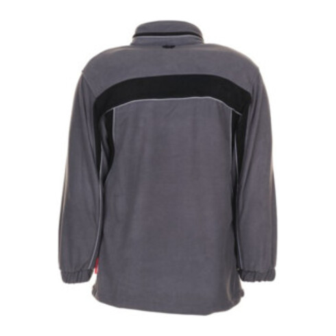 Planam Fleecejacke Plaline schiefer/schwarz