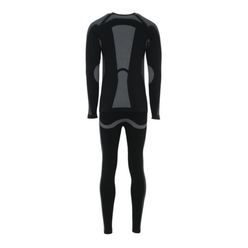 Planam Funktionsunterwäsche Set Fit schwarz