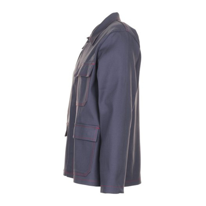 Planam Jacke 500g/m² Hitze-/Schweißerschutz grau