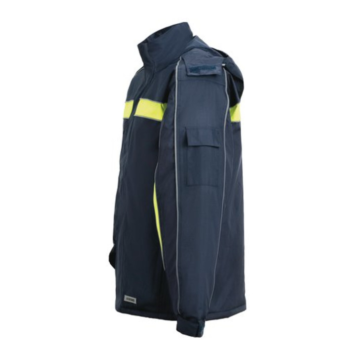 Planam Jacke Outdoor Cosmic marine/gelb XXL