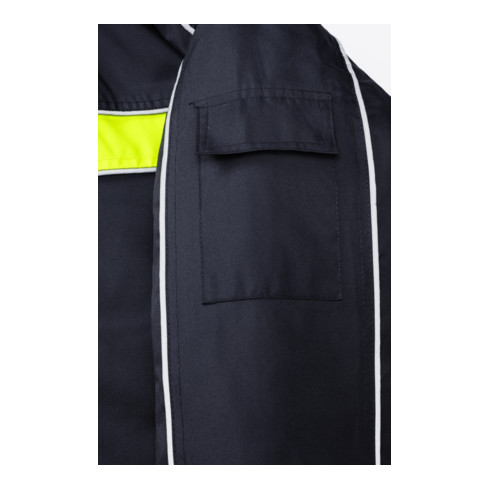 Planam Cosmic Jacke Winter schwarz/orange