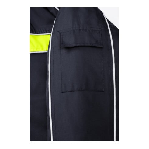 Planam Cosmic Jacke Winter schwarz/orange