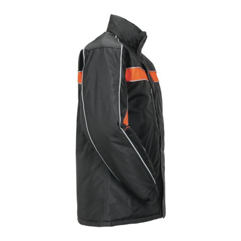 Planam Cosmic Jacke Winter schwarz/orange