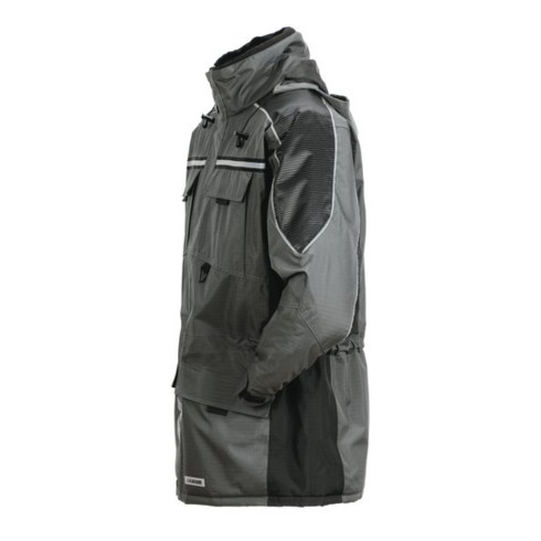 Planam Dew Jacke Winter grau/anthrazit