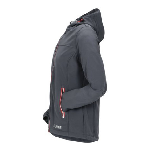 Planam Jacke Unit Outdoor Damen schiefer/rot