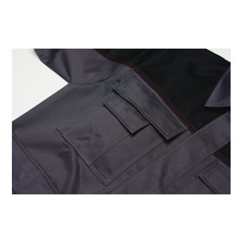Planam Jacke Weld Shield grau/schwarz