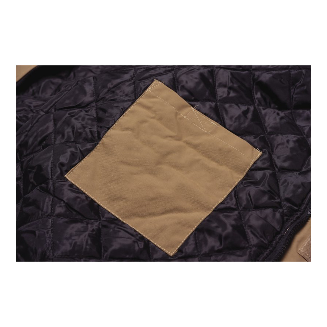 Planam Winterparka Canvas 320 grau/schwarz