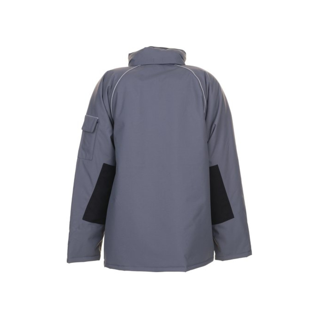 Planam Winterparka Canvas 320 grau/schwarz
