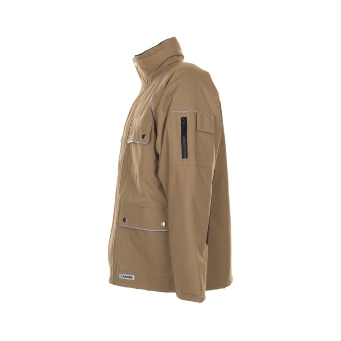 Planam Winterparka Canvas 320 khaki/schwarz