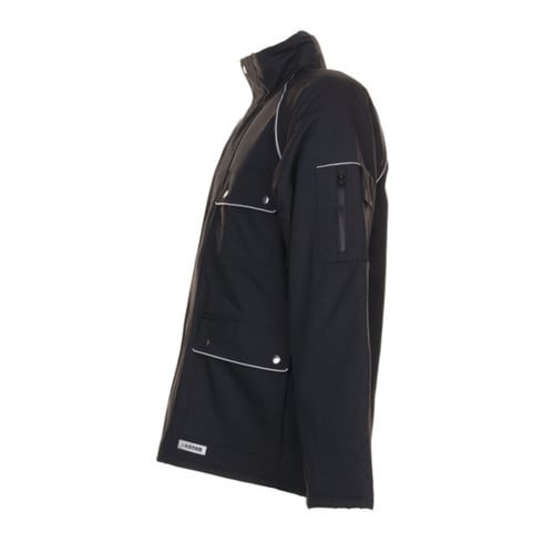 Planam Winterparka Canvas 320 schwarz/schwarz