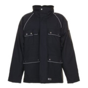 Planam Winterparka Canvas 320 schwarz/schwarz-1