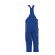 Planam Kinder-Latzhose kornblau/mittelrot-2