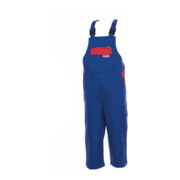 Planam Kinder-Latzhose kornblau/mittelrot