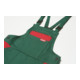 Planam Kinder-Latzhose kornblau/mittelrot 146/152