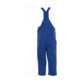 Planam Kinder-Latzhose kornblau/mittelrot-2