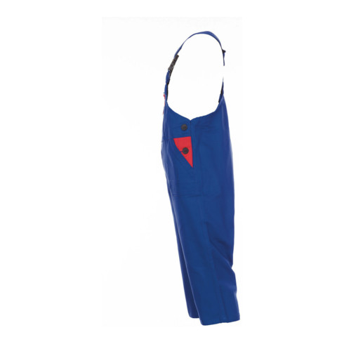 Planam Kinder-Latzhose kornblau/mittelrot