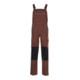 Planam Latzhose Canvas 320 braun/schwarz-1