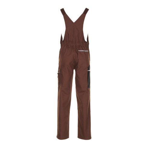 Planam Latzhose Canvas 320 braun/schwarz