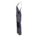 Planam Latzhose Canvas 320 Gr.48 grau/schwarz 65 % PES/35 % BW