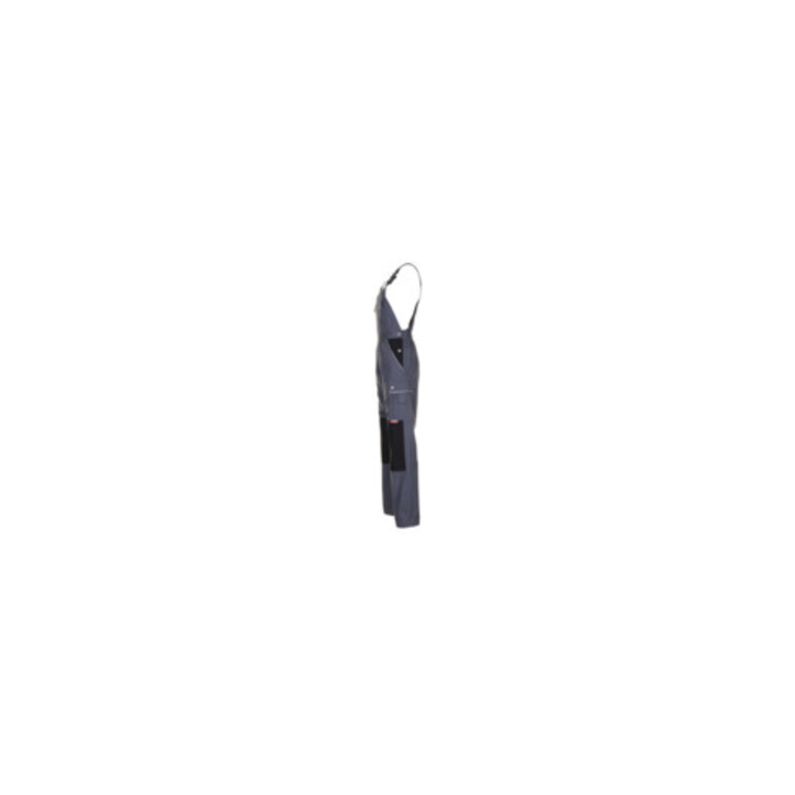Planam Latzhose Canvas 320 Gr.48 grau/schwarz 65 % PES/35 % BW