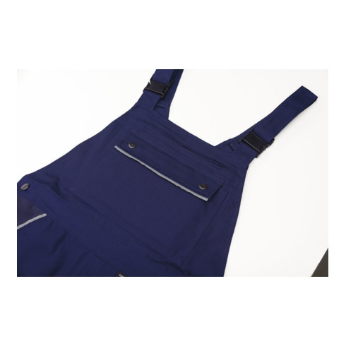 Planam Latzhose Canvas 320 grau