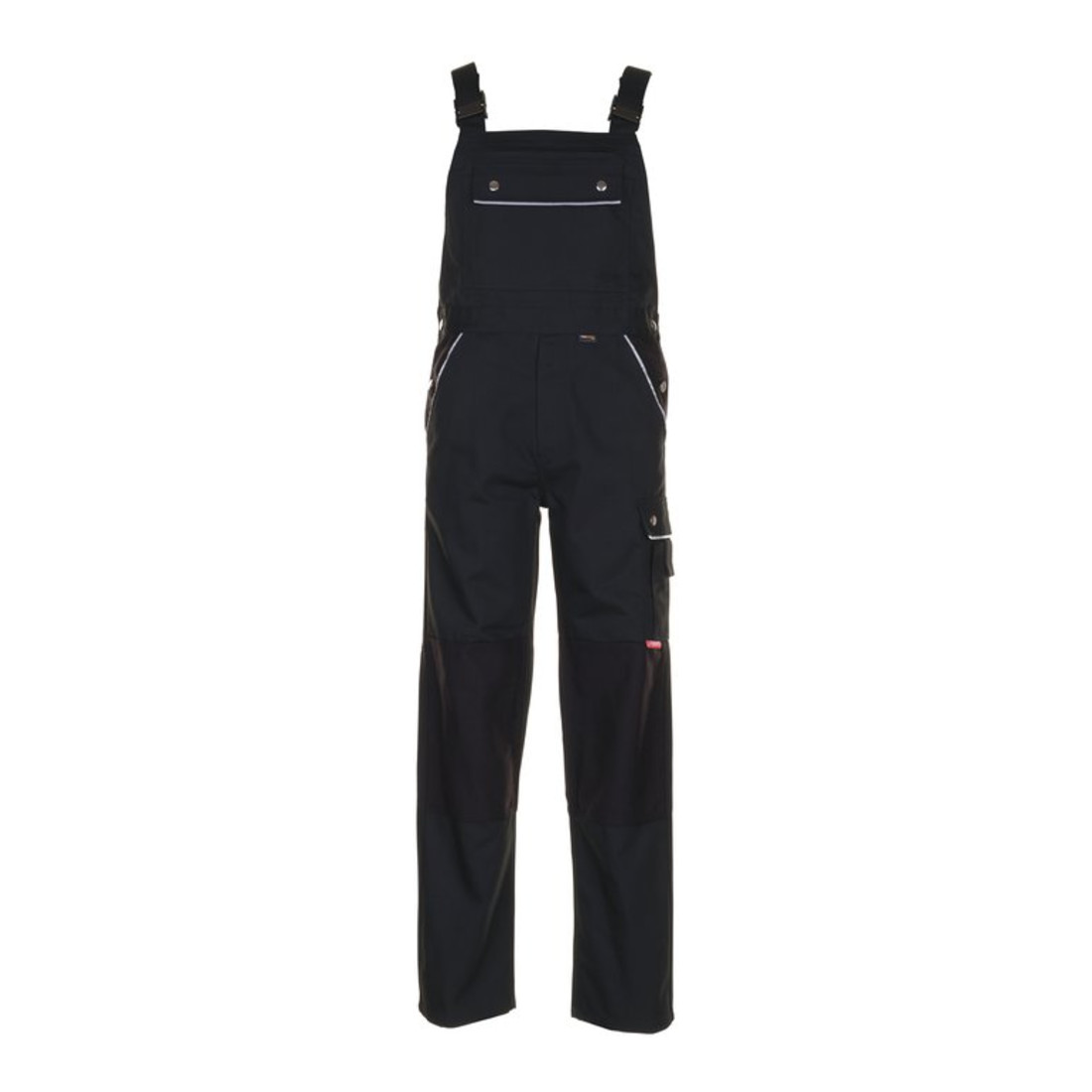 Planam Latzhose Canvas 320 schwarz/schwarz 48