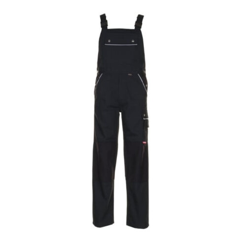 Planam Latzhose Canvas 320 schwarz