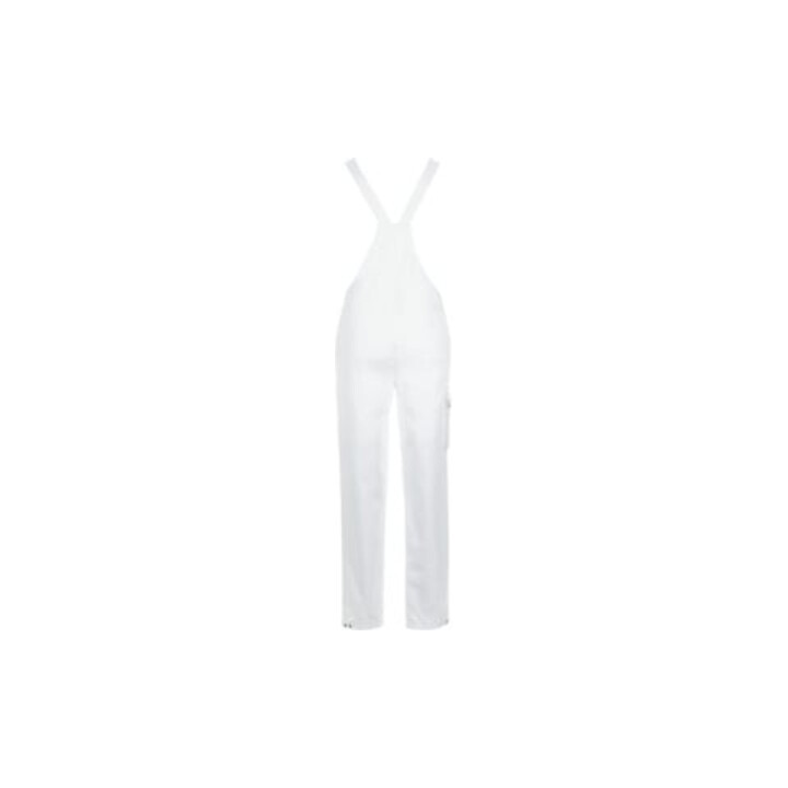 Planam Damen-Latzhose Food reinweiß