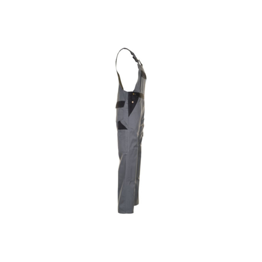 Planam Latzhose Tristep grau/schwarz