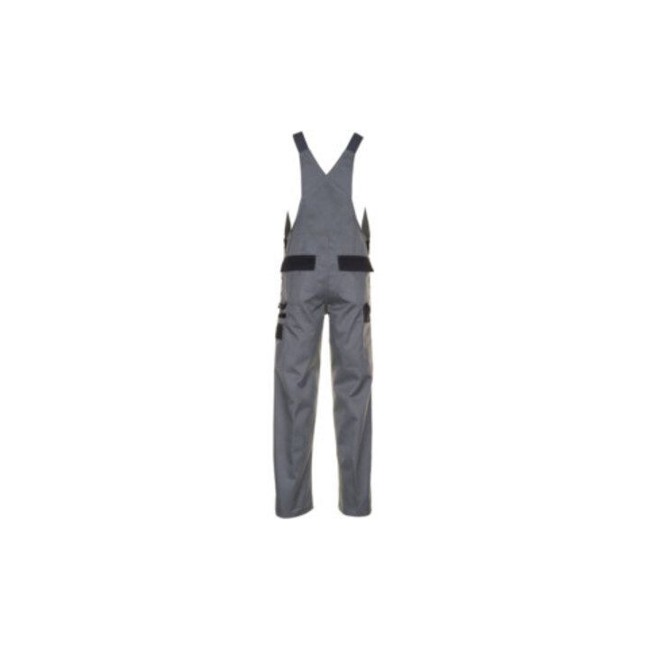 Planam Latzhose Tristep grau/schwarz