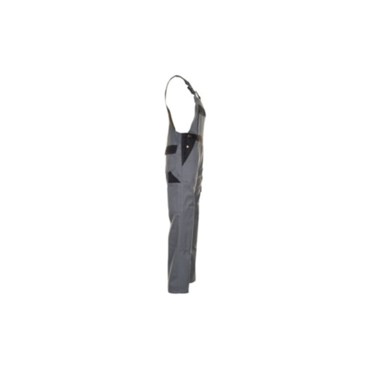 Planam Latzhose Tristep grau/schwarz