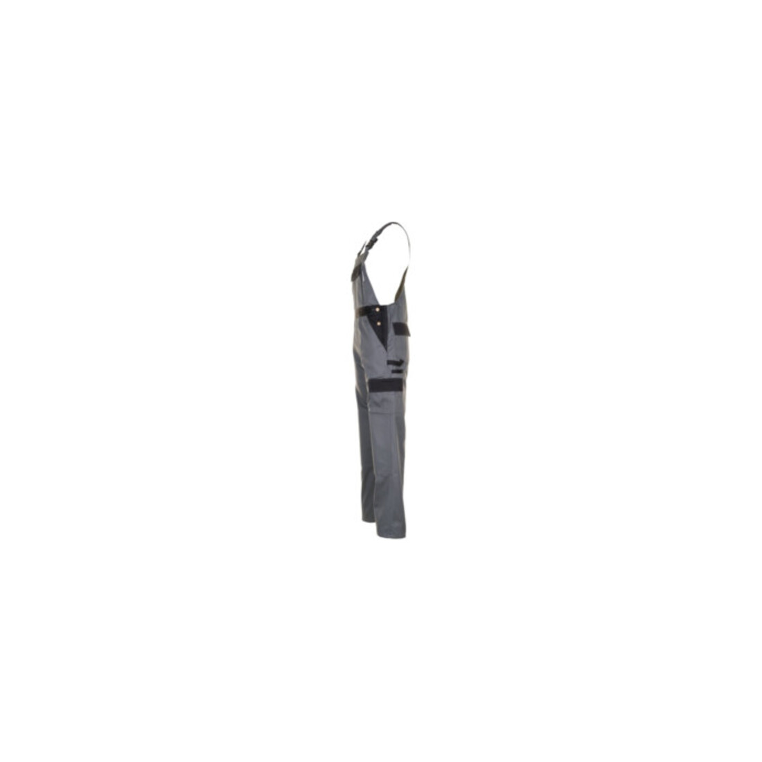 Planam Latzhose Tristep grau/schwarz